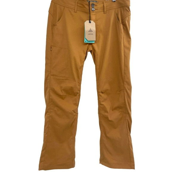 PrAna Women’s Halle Hiking Pants 12 Straight Leg Earthbound New 28" Inseam - Picture 4 of 16